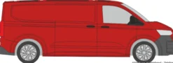 RIETZE 11718 VW Transporter LR T7 intensives rot | Modellauto 1:87