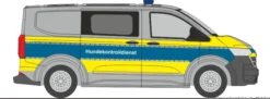 RIETZE 52101 VW Transporter T7 Hundekontrolldienst Polizei Hamburg | Blaulichtmodell 1:87