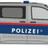 RIETZE 52100 VW Transporter T7 Polizei Österreich | Blaulichtmodell 1:87