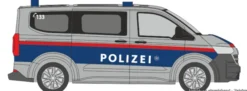RIETZE 52100 VW Transporter T7 Polizei Österreich | Blaulichtmodell 1:87