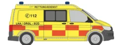 RIETZE 53814 VW T6 Rettungsdienst Städte Region Aachen Blaulichtmodell 1:87