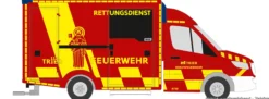 RIETZE 76106 WAS Design-RTW 18 Rettungsdienst BF Trier | Blaulichtmodell 1:87