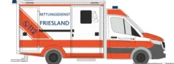 RIETZE 76095 Wietmarscher RTW 2018 Rettungsdienst Friesland | Blaulichtmodell 1:87