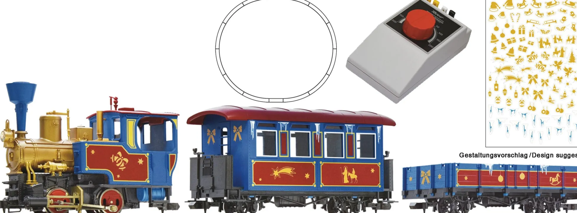 Roco 5100003 Analog Startset Weihnachtszug | DC analog | Spur 0e