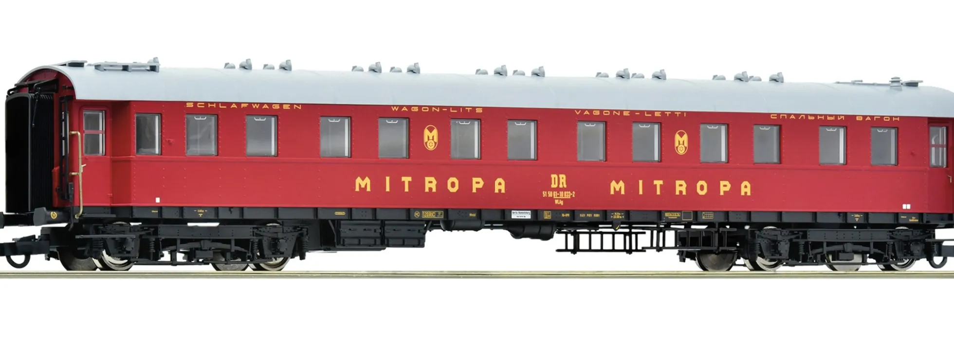 Roco 6200203 Schlafwagen WLAg DR | DC | Spur H0