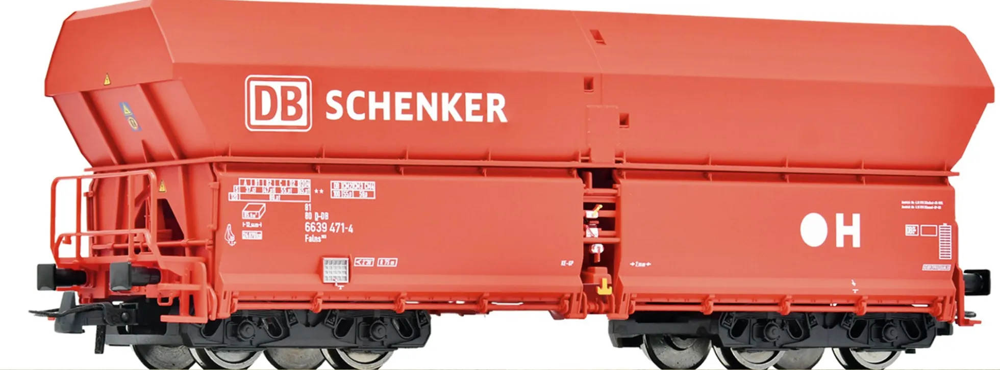 Roco 6600135 3-tlg. Set Selbstentladewagen Falns DB | DC | Spur H0