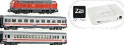 Roco 5110012 Z21 newGen Digital-Startset BR 218 + Personenzug DB AG | App Only | ROCO LINE | Spur H0