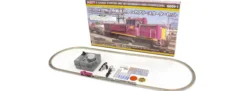 ROKUHAN 7297934 Startset Diesellok DE10 mit Güterzug | Gleisoval und Fahrregler | Spur Z