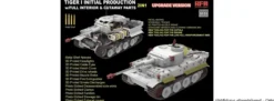 Rye-Field-Model RFM5131 Tiger I Initial Production Early 1943 Updated Version | Panzer Bausatz 1:35