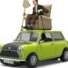 SCALEXTRIC C4334 Mr. Bean Mini - mit Sessel und Figur | Slot Car 1:32