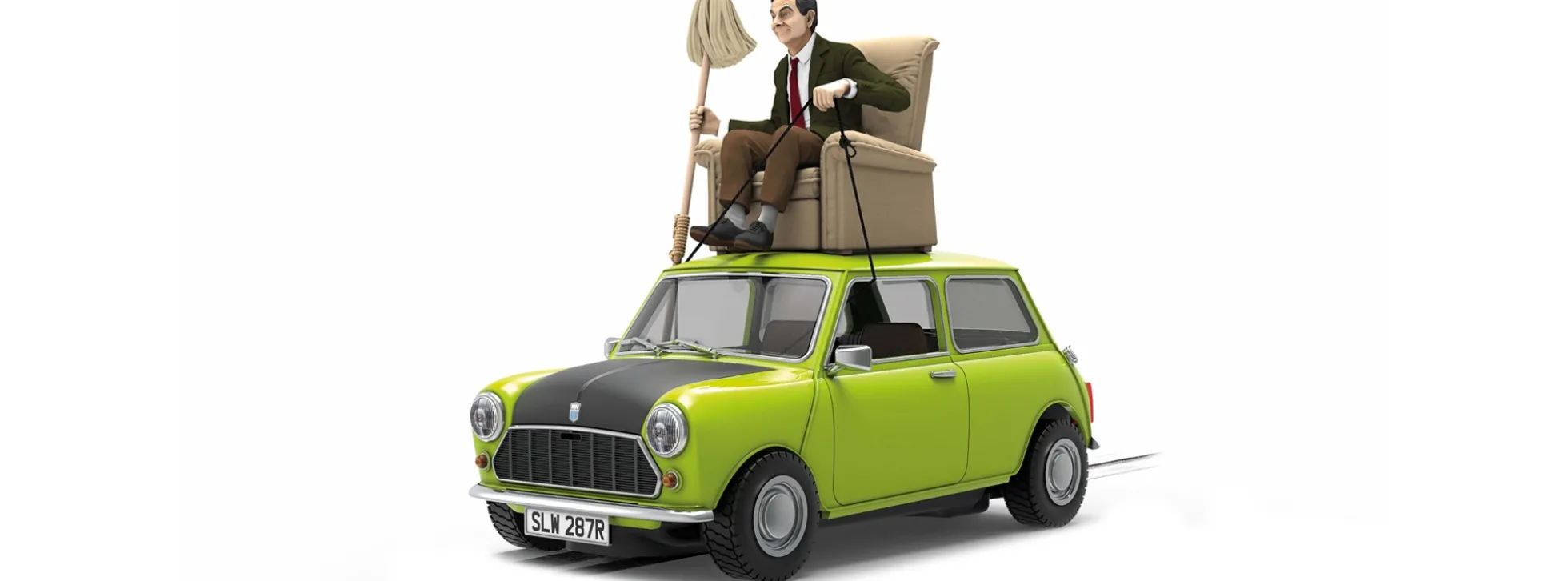 SCALEXTRIC C4334 Mr. Bean Mini - mit Sessel und Figur | Slot Car 1:32