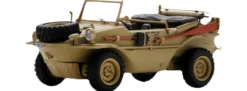 Schuco 451350010 Dt. Schwimmwagen Type 166 Dkl.-Ge. | Militärmodell 1:35