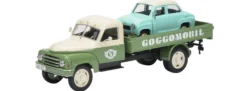 Schuco 450891200 Hanomag L28 Pritsche mit Goggomobil | LKW-Modell 1:43
