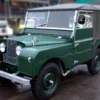 Schuco 450046700 Land Rover 80, dunkelgrün | Modellauto 1:12