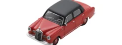 Schuco 451640017 MB 180 Ponton rot/schwarz | Modellauto 1:64