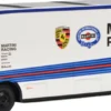 Schuco 451640023 MB Renntransporter Porsche/Martini weiß | LKW-Modell 1:64