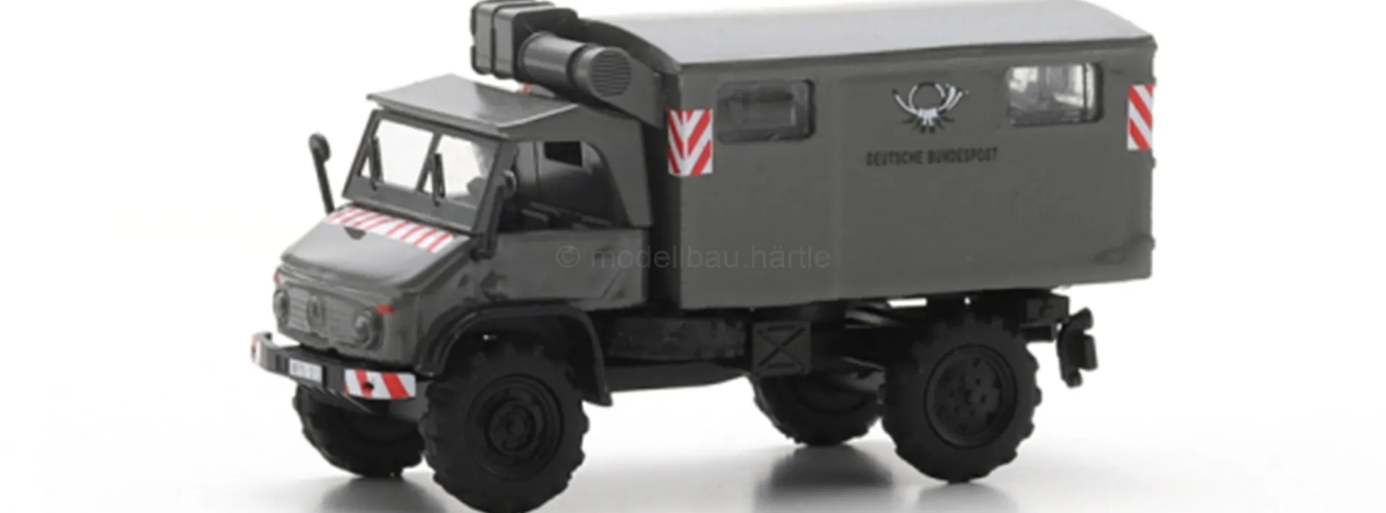 Schuco 451870062 MB Unimog 404S Telekommunikationsdienst | LKW-Modell 1:87