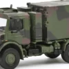 Schuco 452683103 MB Unimog U 5023 Funkcontainer Camo | Militärmodell 1:87