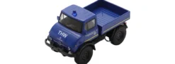 Schuco 451640010 MB Unimog U406 THW | Blaulichtmodell 1:64