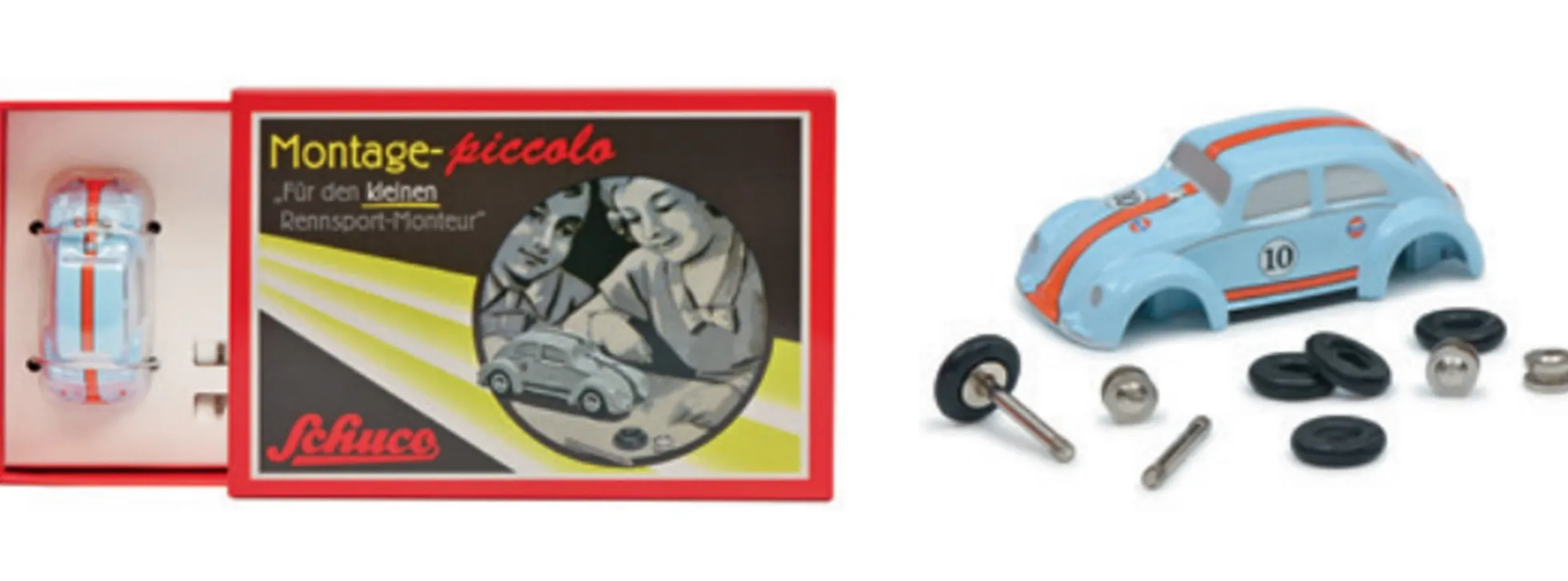 Schuco 450560700 Piccolo Montagekasten VW Käfer | Automodell 1:90