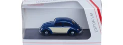 Schuco 452040103 VW Käfer 2-far. dunkelblau/Elfenbein | Modellauto 1:64