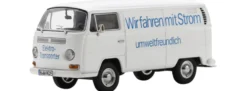 Schuco 451430001 VW T2a Elektro Transporter weiß | Modellauto 1:43