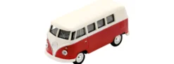Schuco 451640014 VW T1 Bus rot/weiß | Modellauto 1:64