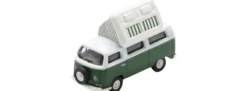 Schuco 451870012 VW T2 Campingbus grün/weiß | Modellauto 1:87