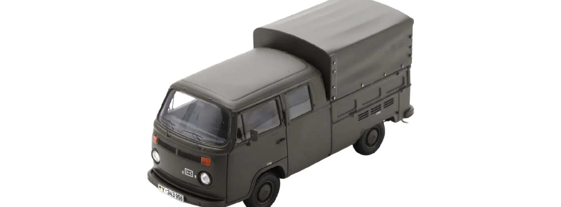 Schuco 451350005 VW T2 DK Bundeswehr olive | Militärmodell 1:35