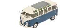 Schuco 451320005 VW T1 Samba Bus blau/weiß | DieCast | Modellauto 1:32
