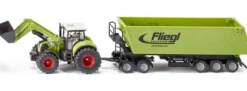 siku 1949 Claas Axion 850 mit Fliegl Muldenkipper | Traktormodell 1:50
