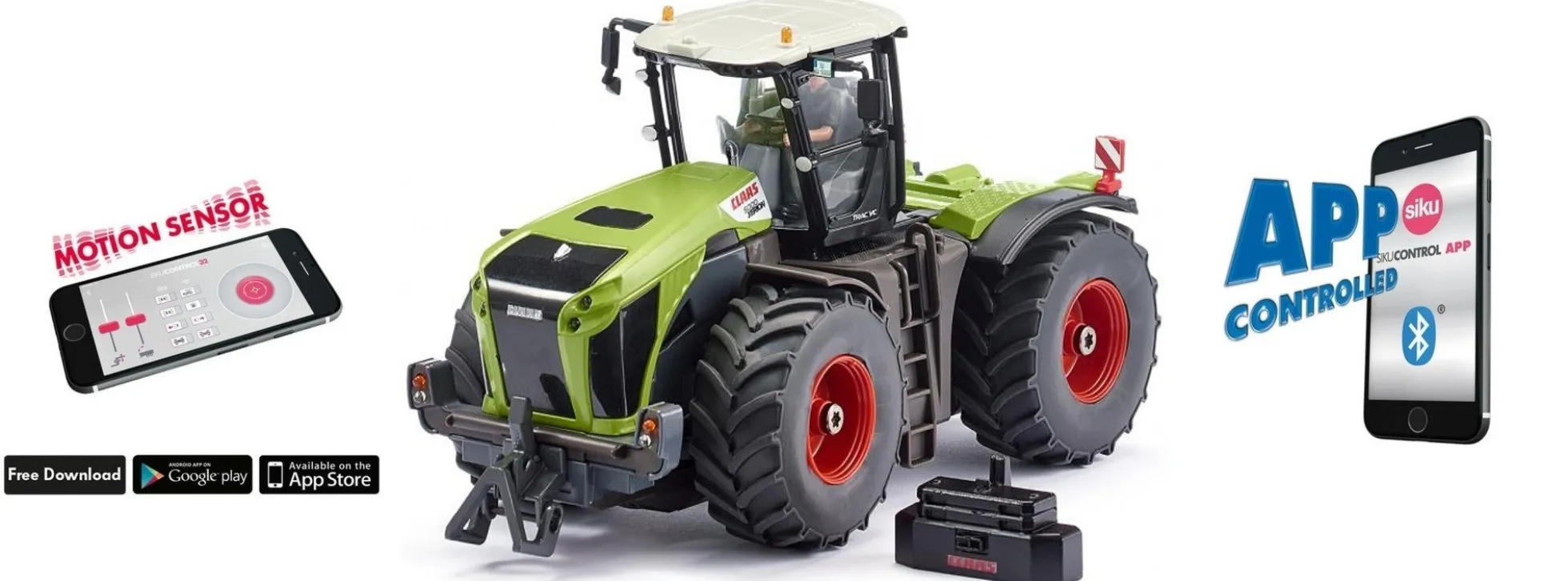 siku 6791 Claas Xerion 5000 TRAC VC mit Bluetooth Schnittstelle | 1:32 | RC Traktor