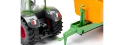 siku 1989 Fendt mit Hakenliftfahrgestell und Mulde | Traktormodell 1:50