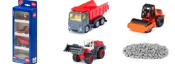 siku 6329 Geschenkset 4-teilig Straßenbau | Baumaschinenmodell
