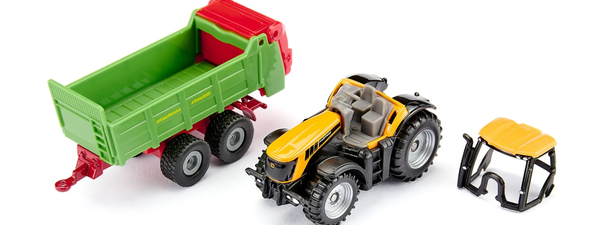 siku 1133 JCB mit Strautmann | Landwirtschaftsmodell