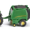 siku 1665 John Deere mit Ballenpresse | Traktormodell