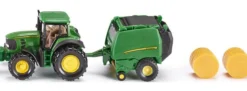 siku 1665 John Deere mit Ballenpresse | Traktormodell