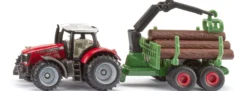 siku 1134 Massey Ferguson mit Forstanhänger | Landwirtschaftsmodell