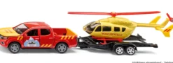 siku 2570 Nissan Navara mit Helikopter | Blaulichtmodell 1:50