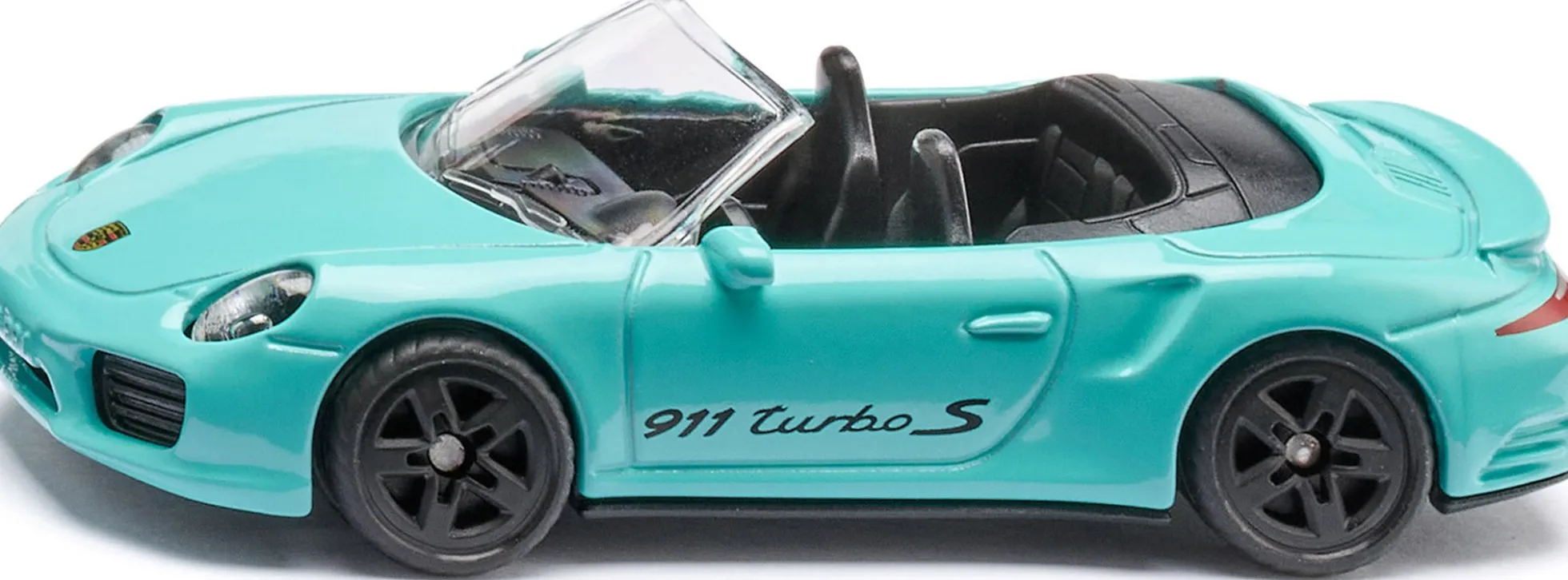 siku 1117 Porsche 911 Turbo S Cabriolet hellblau | Modellauto