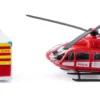 siku 1748 2-tlg. Set Mercedes-Benz Rettungswagen und Helikopter | Blaulichtmodell 1:87
