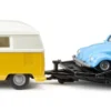 siku 2567 2-tlg. Set VW T1 mit Anhänger und Käfer | Modellauto 1:50