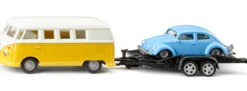 siku 2567 2-tlg. Set VW T1 mit Anhänger und Käfer | Modellauto 1:50