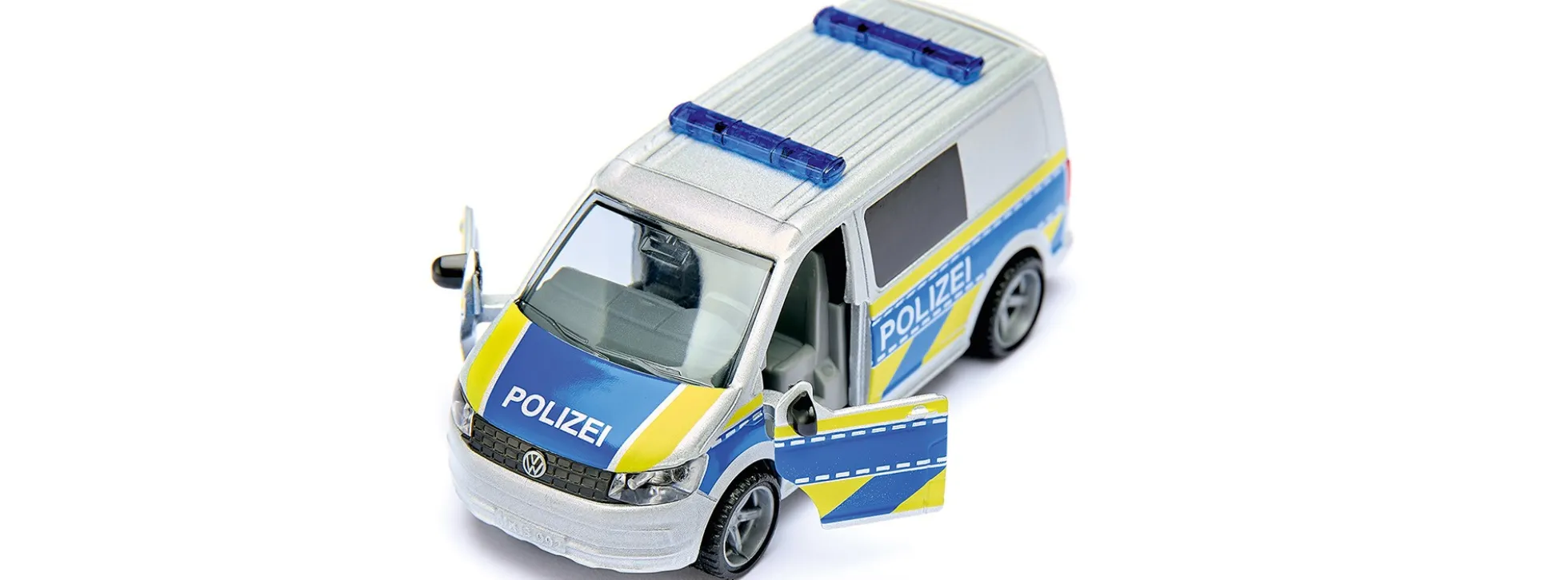 siku 2562 VW T6 mit BMW Polizeimotorrad | Blaulichtmodell