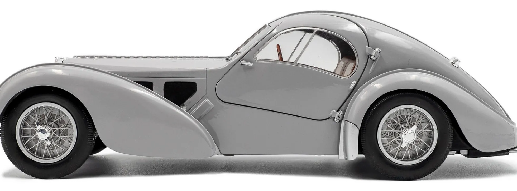 Solido 421182240 Bugatti Atlantic silber | Modellauto 1:18