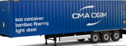 Solido 421240215 Container Anhänger CMA CGM blau | LKW-Anhänger Modell 1:24