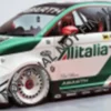 Solido 421186601 Fiat 595 Abarth LB Alitalia | Modellauto 1:18