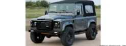 Solido 421186526 Land Rover Defender 90 silber | Modellauto 1:18