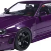 Solido 421186489 Nissan Skyline R34 GT-R Z Tune lila | Modellauto 1:18