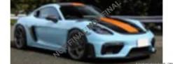 Solido 421438303 Porsche 718 Cayman GT4 RS Gulf blau | Modellauto 1:43
